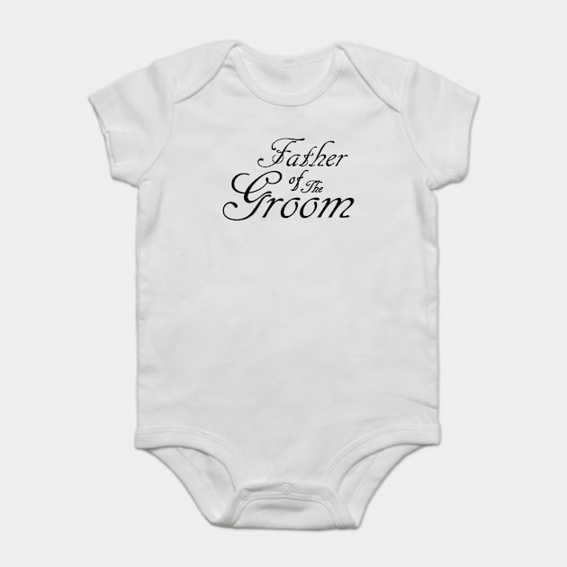 Father Of The Groom Wedding Accessories Baby Bodysuit by DepicSpirit